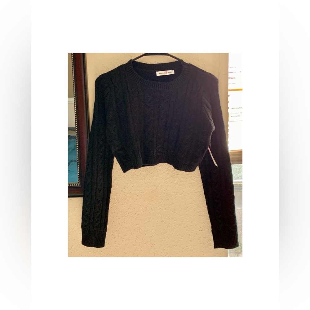 Black Knit Sweater Set